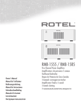 Rotel RMB-1585 Инструкция по применению