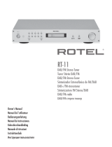 Rotel RT-11 Инструкция по применению
