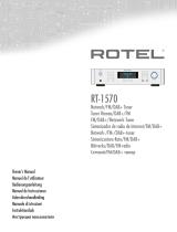 Rotel RT-1570 Руководство пользователя