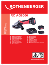 Rothenberger Angle grinder RO AG 8000 Руководство пользователя