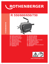 Rothenberger Drain cleaning machine R750 Руководство пользователя