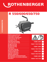 Rothenberger Drain cleaning machine R600 Руководство пользователя