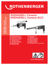 Rothenberger RODIADRILL Ceramic ECO Руководство пользователя