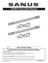 Sanus CALW01 Инструкция по установке