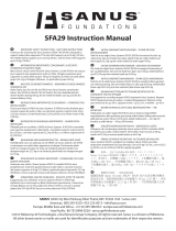Sanus SFA29 Инструкция по установке