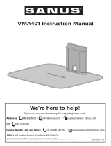 Sanus VMA401 Инструкция по установке