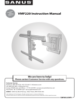 Sanus VMF220 Инструкция по установке