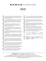 Sanus Systems SFA29 Руководство пользователя