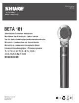 Shure BETA181 Руководство пользователя