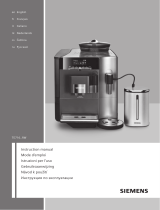 Siemens Fully automatic coffee machine Инструкция по применению