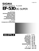 Sigma EF-530 DG SUPER EO-TTL II Руководство пользователя