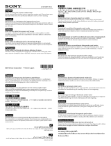 Sony DSC-TX5/B Важная информация