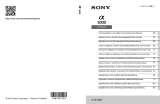 Sony ILCE 5000 Руководство пользователя