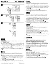 Sony VCL-HGE07TB Важная информация