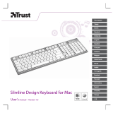 Trust Slimline Aluminium Keyboard for Mac IT Руководство пользователя