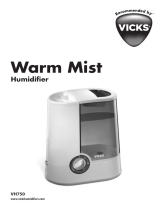Vicks VH750 Warm Mist Humidifier Инструкция по применению