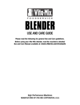 Vita-Mix Blender Руководство пользователя