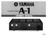 Yamaha A-1 Инструкция по применению
