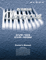 Yamaha Clavinova CVP-103M Руководство пользователя