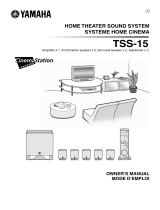 Yamaha TSS-15 Инструкция по применению