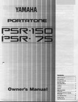 Yamaha PortaTone PSR-150 Инструкция по применению