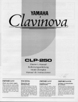 Yamaha CLP-250 Инструкция по применению