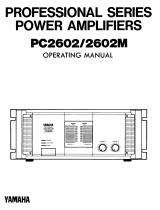 Yamaha PC2602 Инструкция по применению