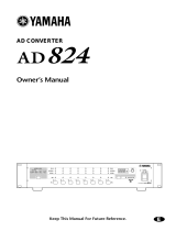 Yamaha AD824 Инструкция по применению