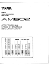 Yamaha AM602 Инструкция по применению