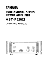 Yamaha AST-P2602 Инструкция по применению