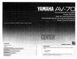 Yamaha AV-70 Инструкция по применению