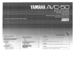 Yamaha AVC-50RS Инструкция по применению