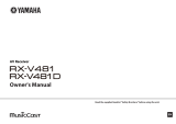 Yamaha RX-V481 Руководство пользователя