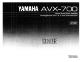 Yamaha AVX-700 Инструкция по применению