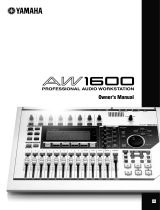 Yamaha AW 1600 Руководство пользователя