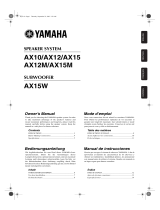 Yamaha AX10 Руководство пользователя