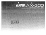 Yamaha AX-300 Инструкция по применению