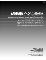 Yamaha AX-392 Руководство пользователя