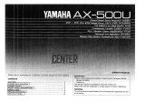 Yamaha AX-500 Инструкция по применению