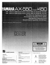 Yamaha AX-550 Инструкция по применению
