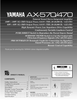 Yamaha AX-470 Руководство пользователя
