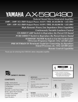 Yamaha AX-490 Руководство пользователя