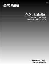 Yamaha AX-596 Руководство пользователя