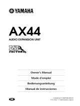 Yamaha AX44 Инструкция по применению