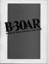 Yamaha B-30AR Инструкция по применению