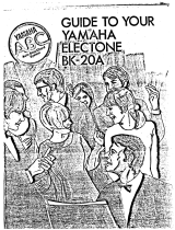 Yamaha BK-5 Инструкция по применению