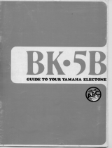 Yamaha BK-5B Инструкция по применению