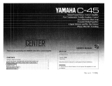 Yamaha C-45 Инструкция по применению