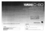 Yamaha C-60 Инструкция по применению