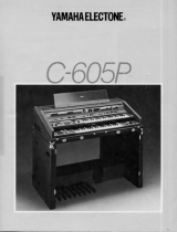 Yamaha Electone C-605P Инструкция по применению